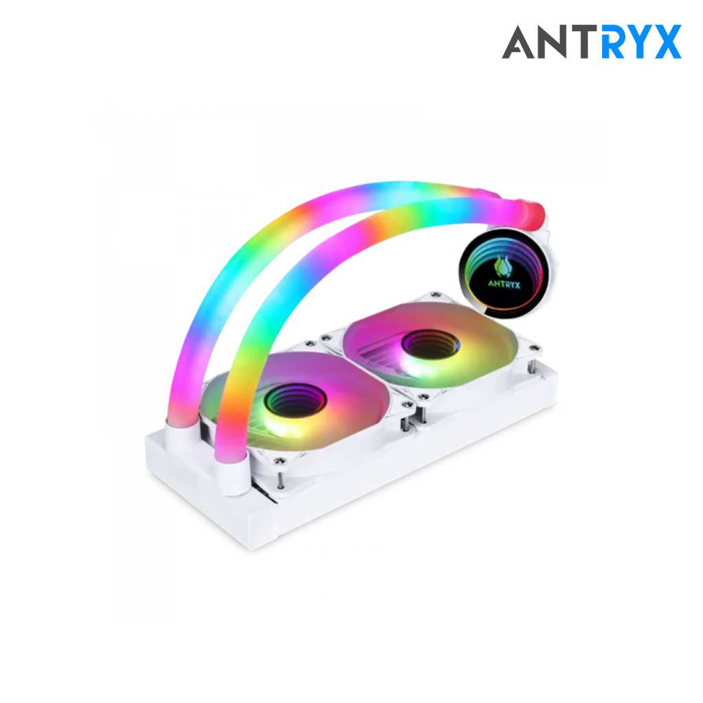 Antryx Triton Infinity 240 White Enfriamiento Liquido ARGB 