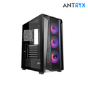Case Antryx RX-570 Mid Tower Negro 3 ventiladores              