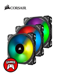 [210482] Paquete de Ventiladores Corsair ML120 Pro RGB Led Fan 1600 rpm x3