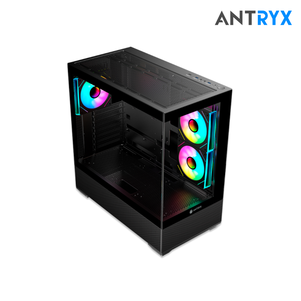 [210521] Case Antryx FX 740 Black ARGB Fan x3