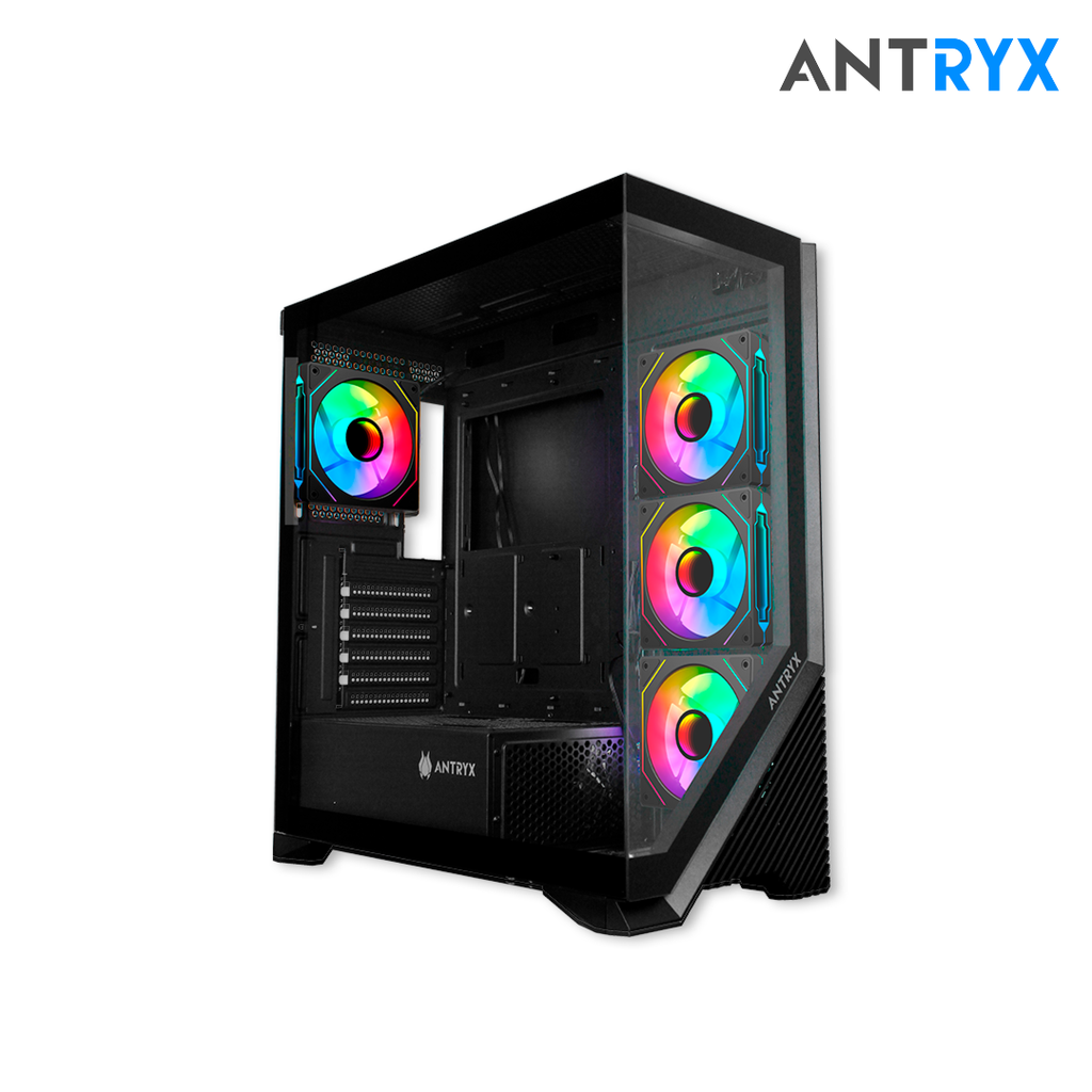 [210523] Case Antryx FX 650 Black ARGB Fan x4