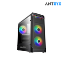 Case Antryx RX Vortex TG con Fuente B600W Performance Fan x3