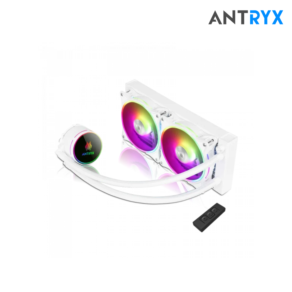 Antryx Triton EVO 240 White Enfriamiento Liquido ARGB