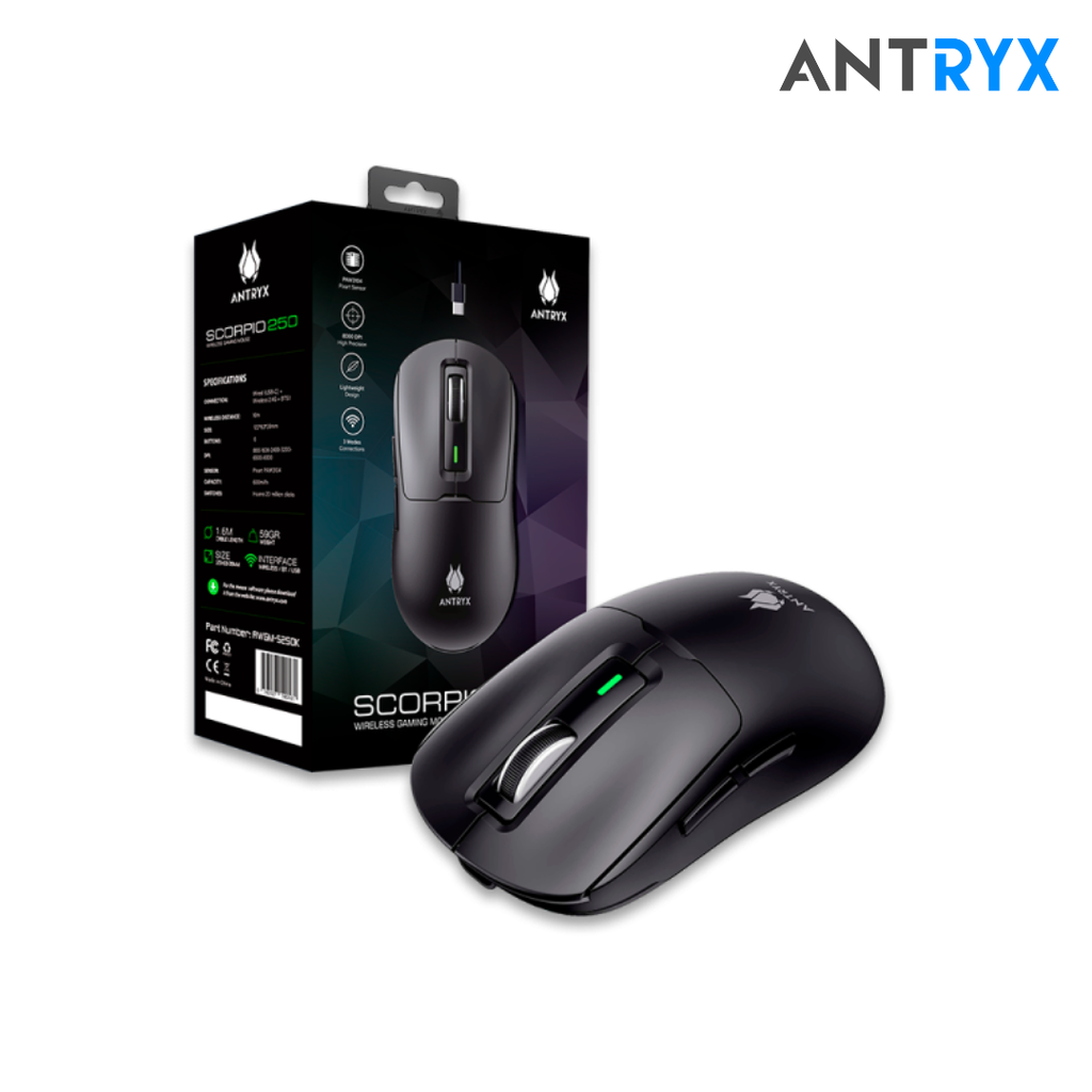 Mouse Antryx Scorpio 250 Gaming Wireless
