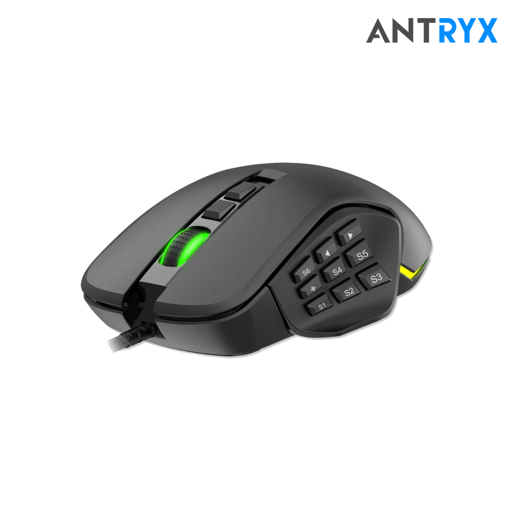 [210591] Mouse Antryx Chrome Storm Xcalibur Gaming