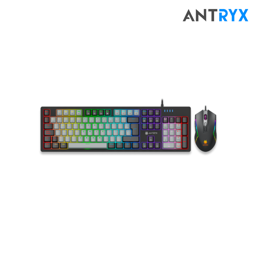 [210595] Combo Antryx Kit gaming Teclado Mecanico Blue Switch + Mouse GC-5600