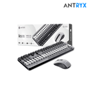 Antryx Kit + Teclado Wireless + Mouse WS-970 Gray Holder Slot