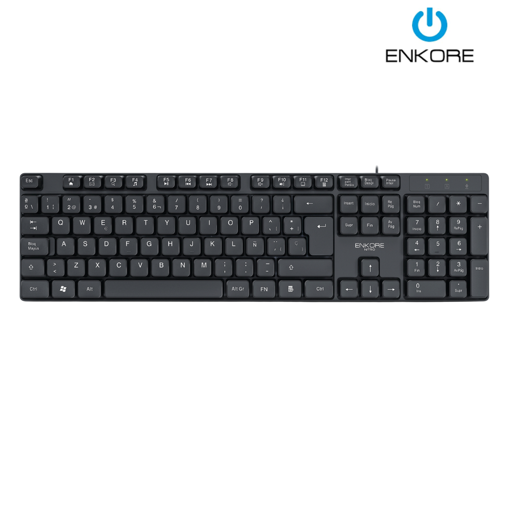 Teclado Enkore Nitro-ENK 302 Negro