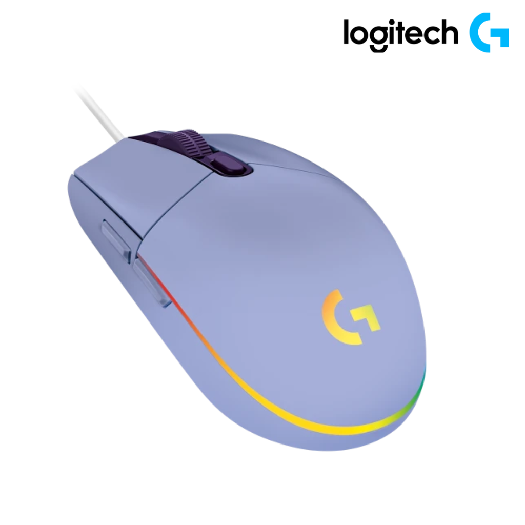 Mouse Logitech G203 Lightsync Optical 8000 DPI RGB LILA