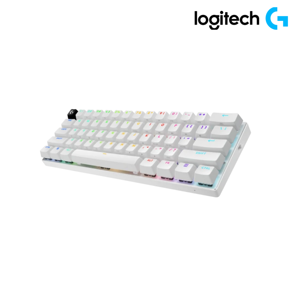 Teclado Logitech PRO X 60 Lightsync Gaming Wireless Optico RGB Blanco