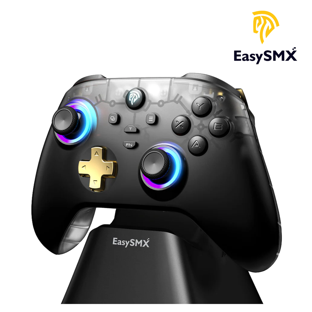 Mando Multiplataforma EasySMX D05 para juegos con base de carga 