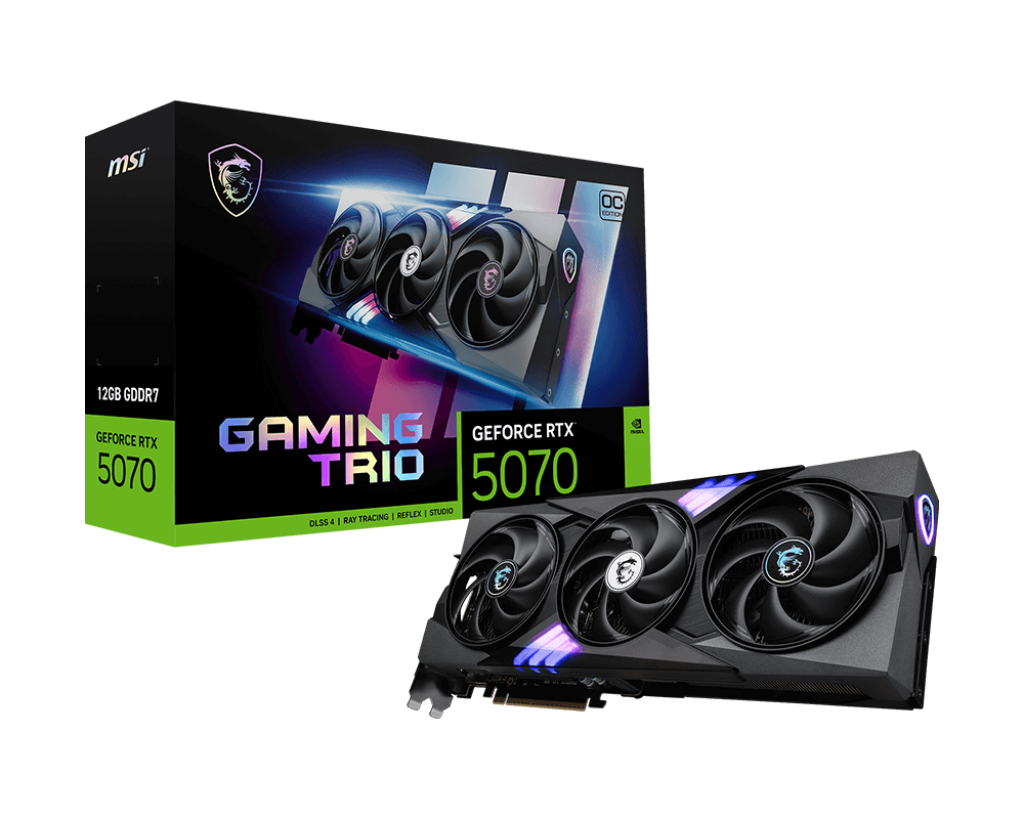 Tarjeta de Video GeForce RTX 5070 12G GAMING TRIO OC