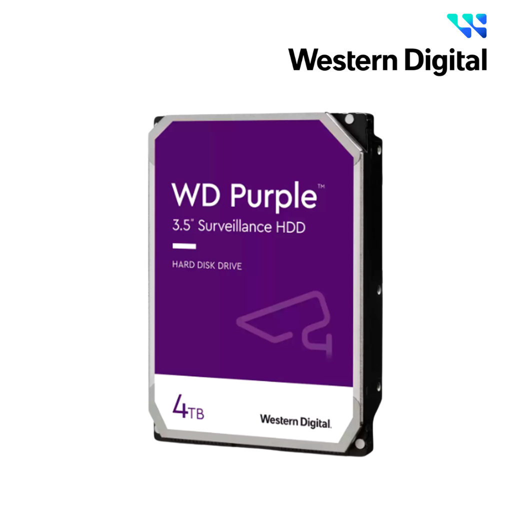 Disco Duro Western Digital WD Purple 4TB SATA 6Gb/s 256MB 5400RPM 3.5