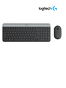 Teclado Logitech + Mouse Mk470 Wireless Slim USB Black