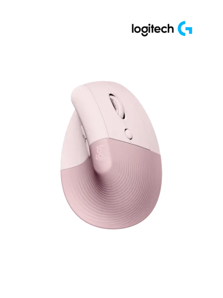[212102] Mouse Logitech Lift Vertical Ergonomic Wireless/Bt Rose