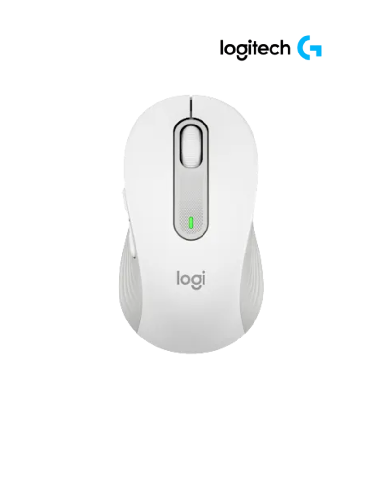 Mouse Logitech Signature M650 Silent Wireless/Bluetooth White 