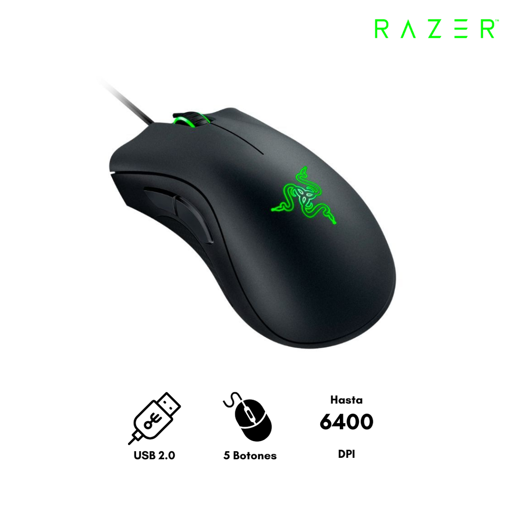 [209090] Razer Deathadder Mouse Gaming Essential 6400DPI Negro