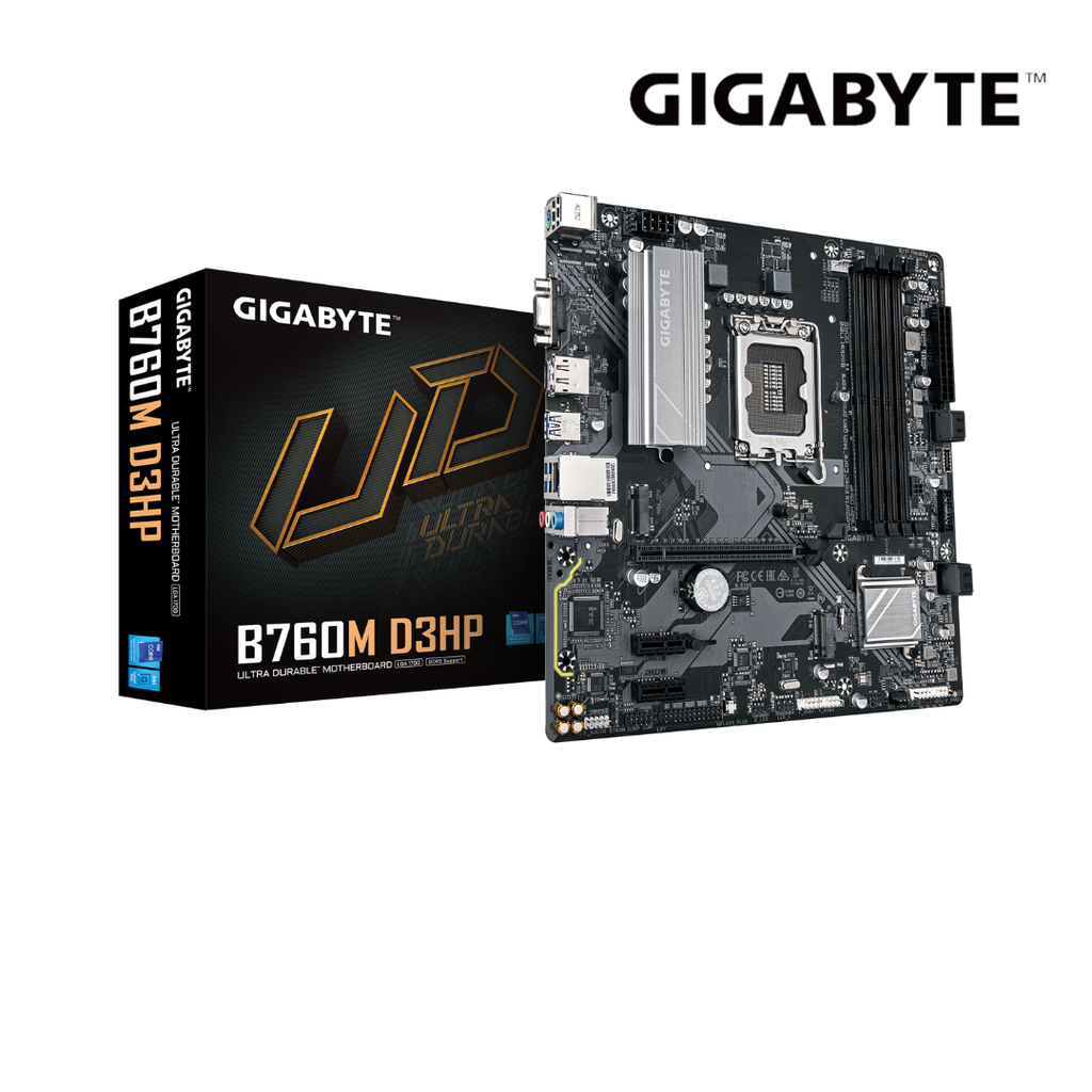 [209161] Placa Base Gigabyte B760M D3HP Motherboard DDR5 Chipset Intel B760 LGA1700 mATX
