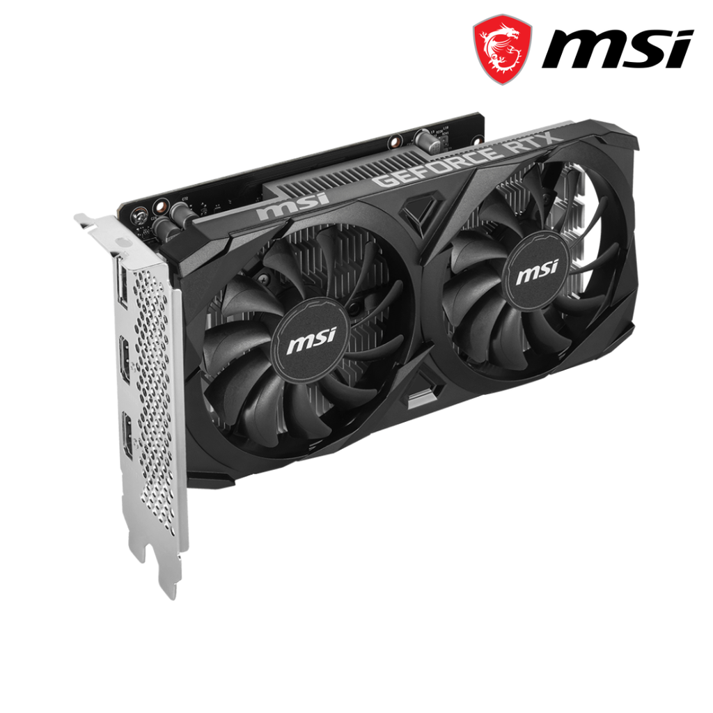 MSI GeForce RTX 3050 Tarjeta de video Ventus 2X 6G OC 6GB GDDR6 PCI-Express Gen 4.0