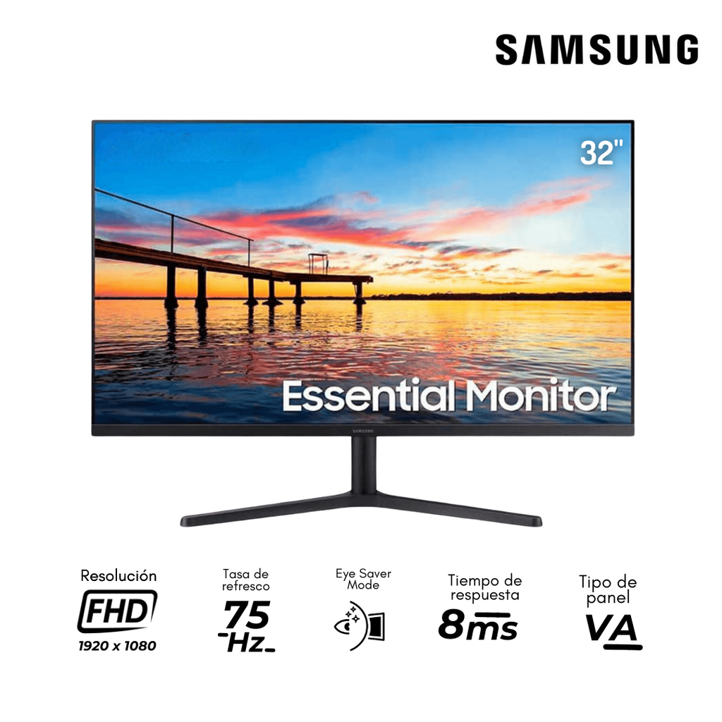 [209303] Samsung Monitor Essential B300 32" 8MS FHD 75Hz