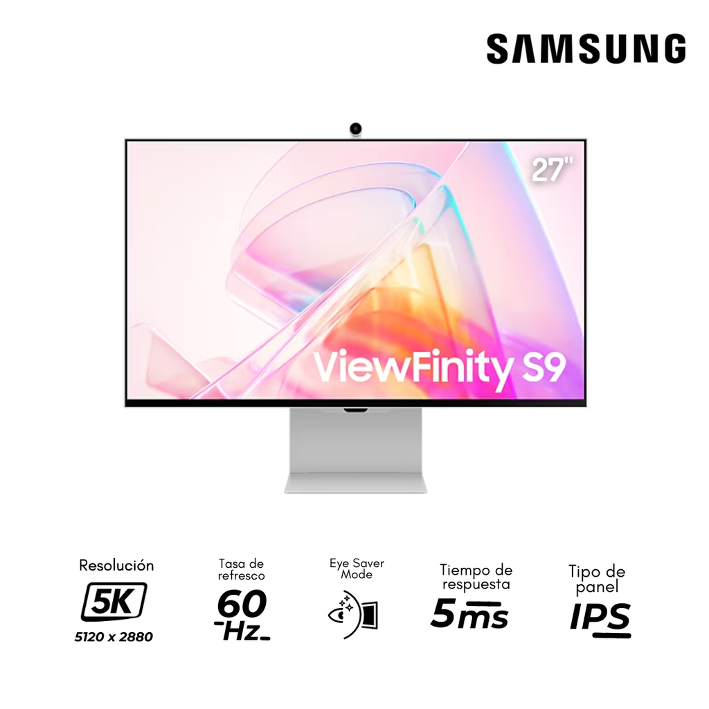 Samsung Monitor ViewFinity S9 de 27" IPS UHD 60Hz