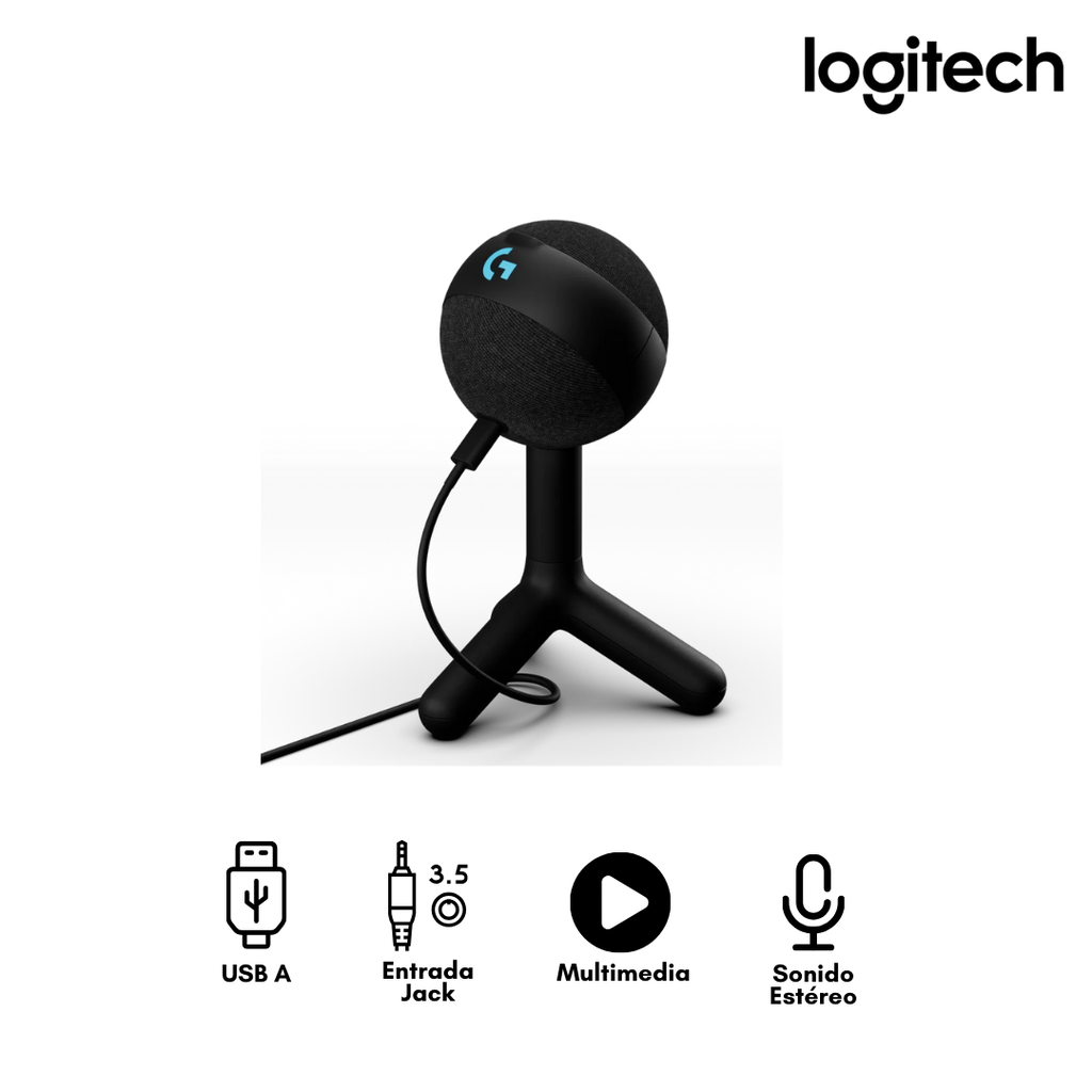 [209349] Microfono Logitech Blue Yeti Orb USB Negro
