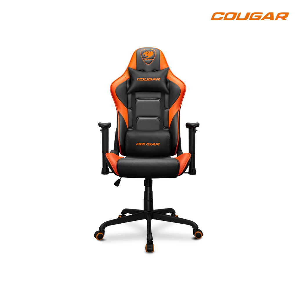 [209432] Silla Cougar Armor Elite CGR-ELI Silla Gamer Cuero PVC Acero Naranja Negro
