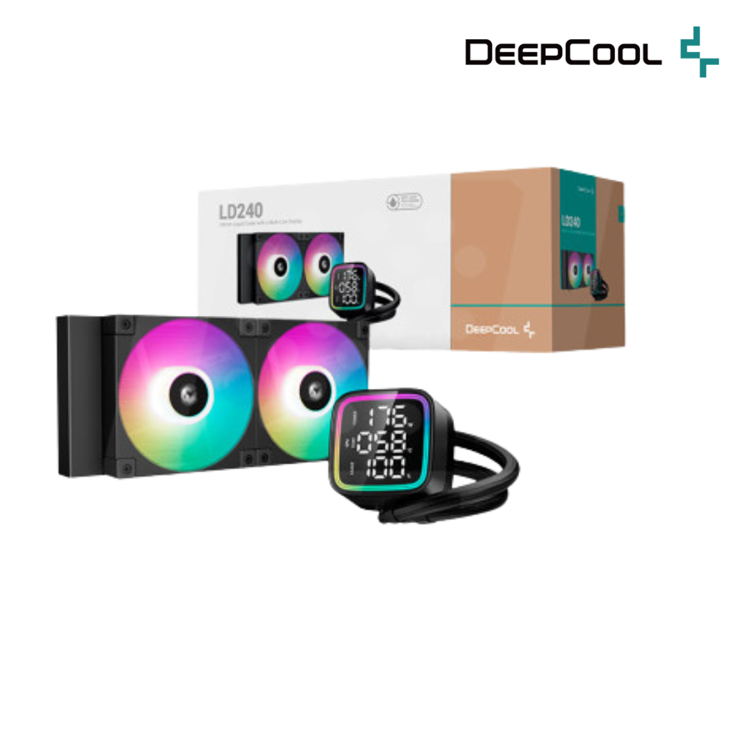 Enfriamiento Liquido Deepcool LD240 Liquid 2 Ventiladores Led RGB