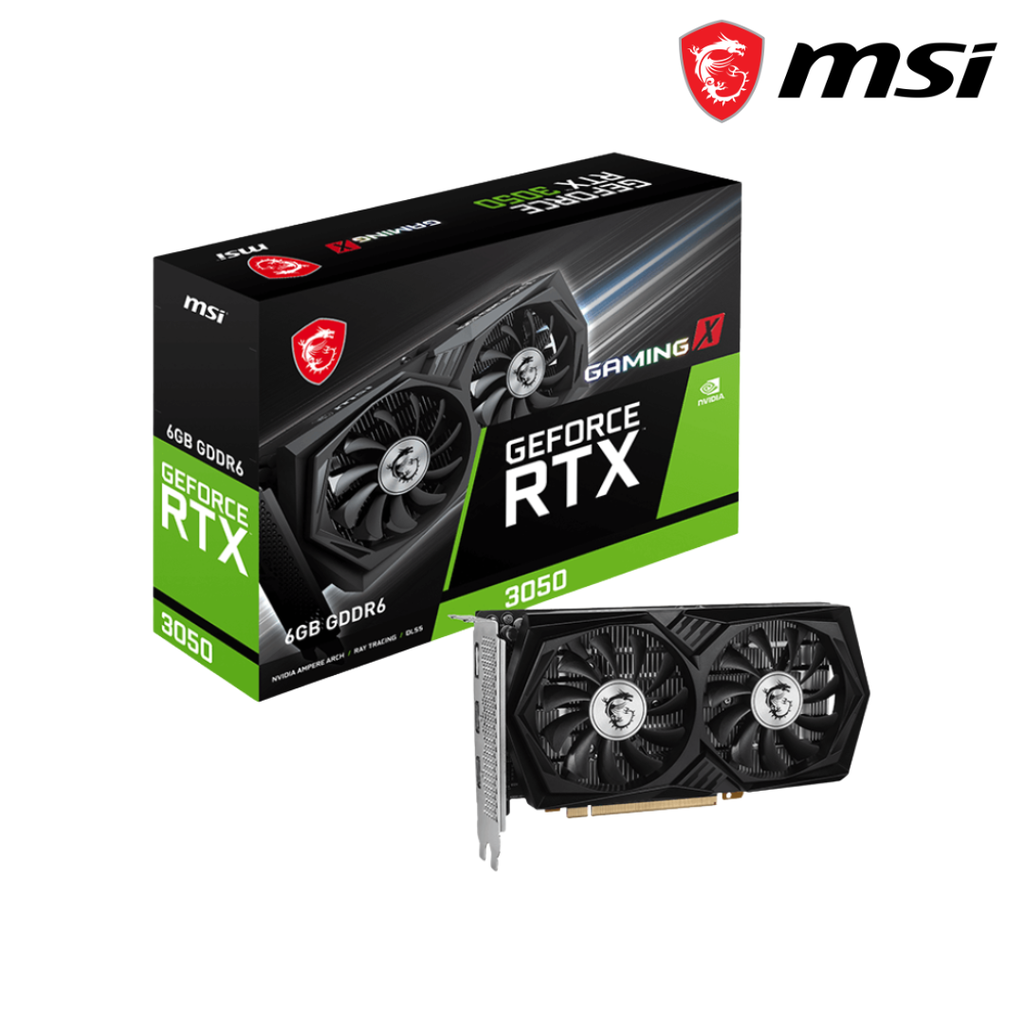 Tarjeta de Video MSI RTX 3050 Gaming X 6GB GDDR6 PCIe 4.0