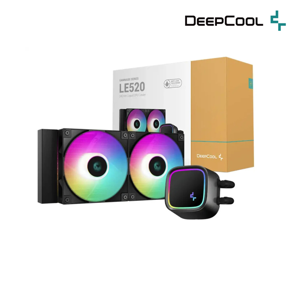 [210361] Enfriamiento Liquido Deepcool LE520 Liquid WH 2 Ventiladores 240mm Led ARGB