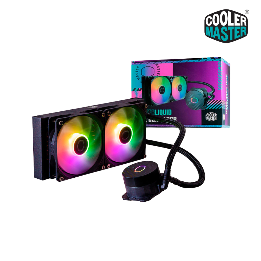 COOLER MASTER ML240L Core ARGB Black Cooler CPU Liquid 240