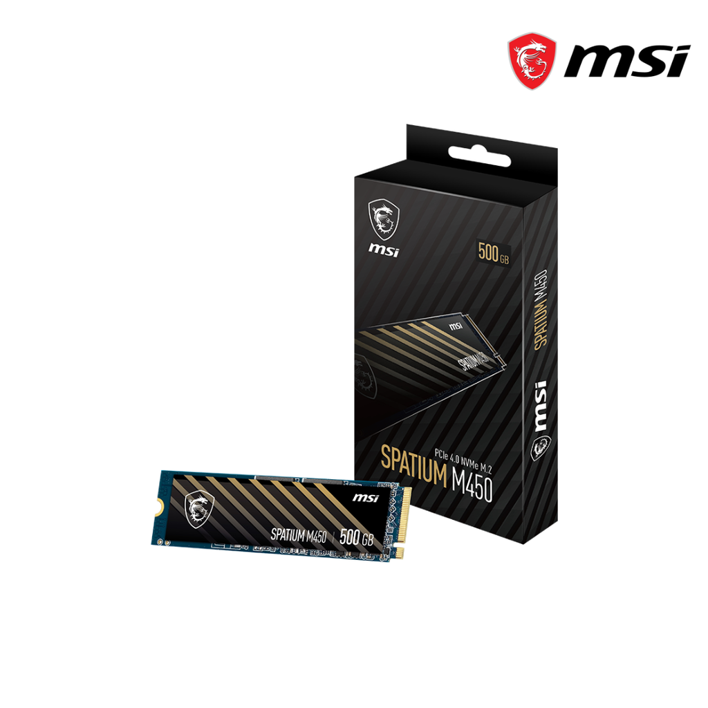 Almacenamiento SSD M.2 MSI Spatium PCIe 500gb M450 2280 3600mb/s