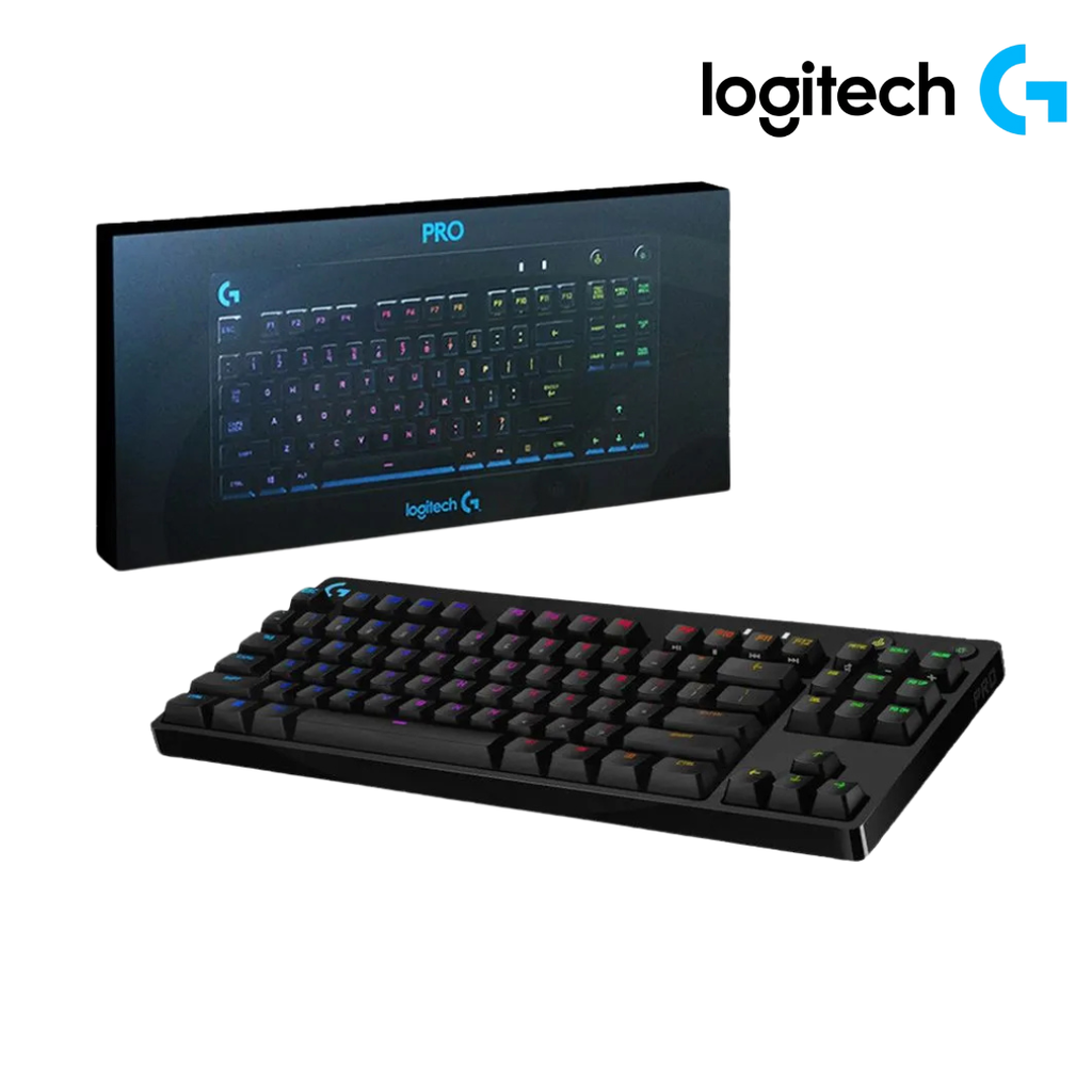 Teclado Logitech Pro Keyboard RGB USB Black