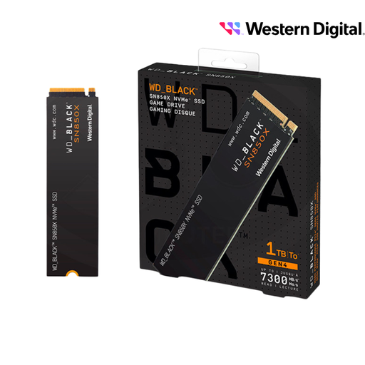 [210328] Western Digital SN850X SSD M.2 PCIe 1TB Nvme 2280 7300mb/s