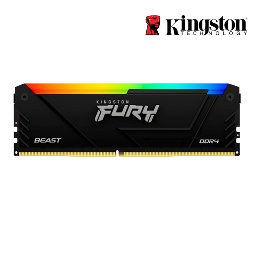 [210333] Memoria RAM Kingston Fury DDR4 16GB Beast 3200 Mhz RGB Negro