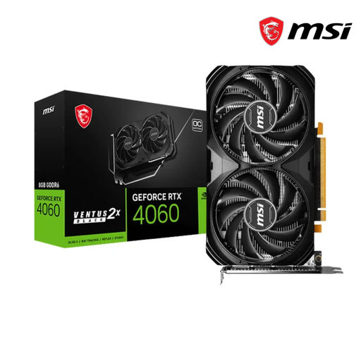 [210358] Tarjeta de Video MSI Nvidia RTX 4060 Ventus 2x OC 8GB GDDR6 128 Bits 2 Ventiladores
