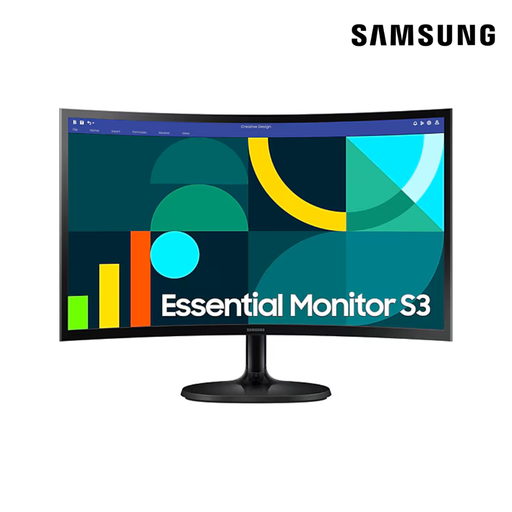 [01490717801] Samsung Monitor Essential Curvo de 24" VA 4MS FHD 75Hz