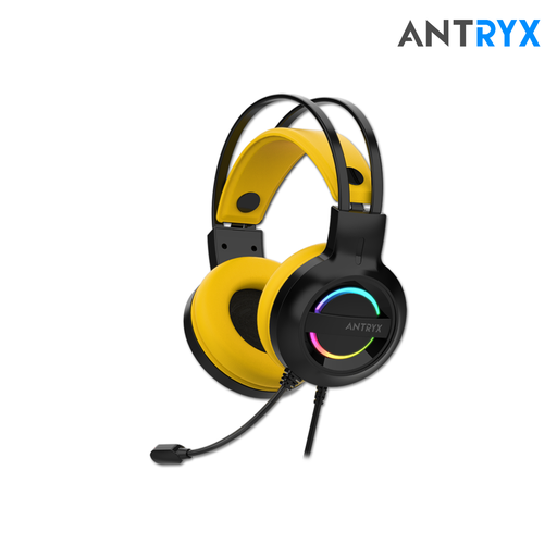 [210505] Audifono Antryx IRIS-K Yellow con Microfono 7.1 Virtual