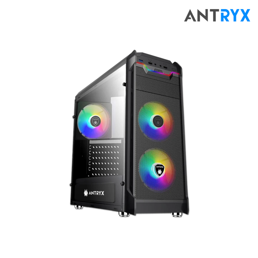 [210537] Case Antryx RX Vortex TG con Fuente B600W Performance Fan x3
