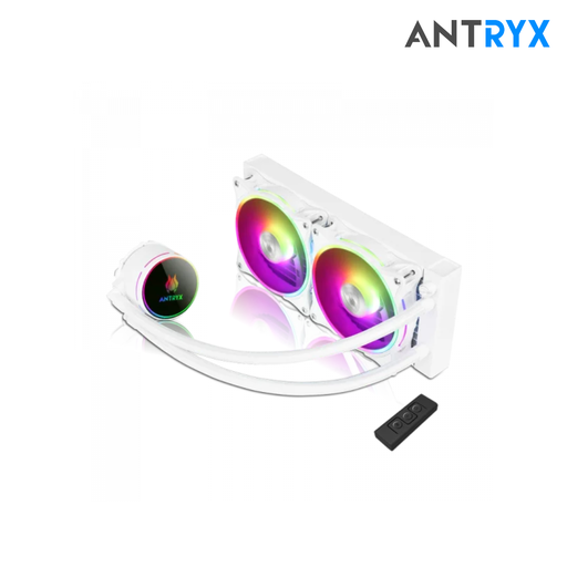 [210573] Antryx Triton EVO 240 White Enfriamiento Liquido ARGB