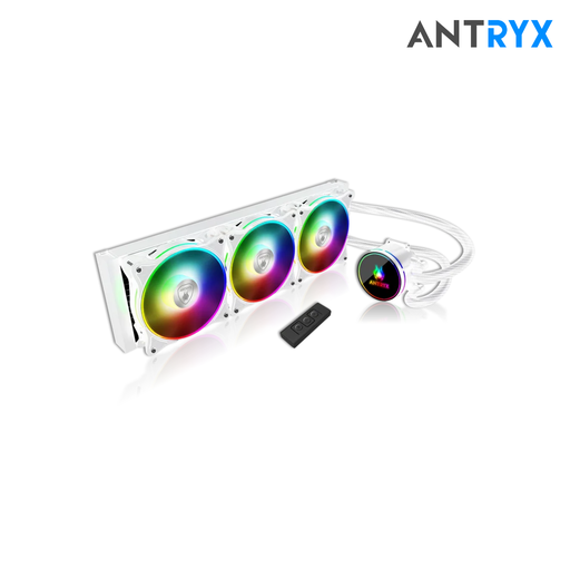 [210574] Antryx Triton EVO 360 White Enfriamiento Liquido ARGB