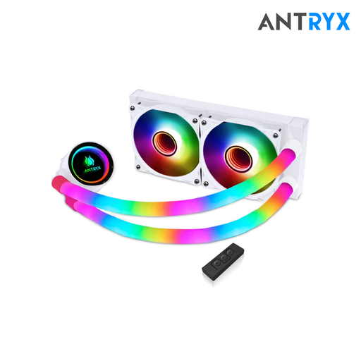 [210575] Antryx Triton Infinity 240 White Enfriamiento Liquido ARGB 