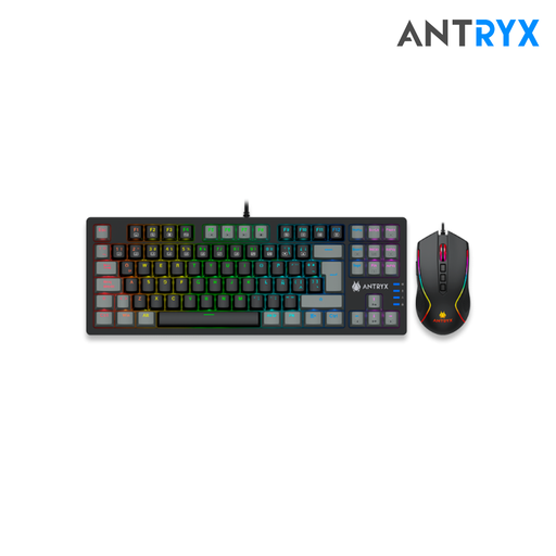 [210598] Combo Antryx Kit gaming Teclado Mecanico Red Switch + Mouse GC-5500