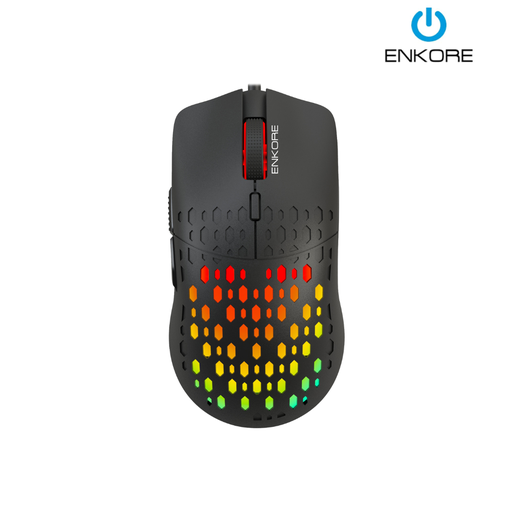 [210755] Mouse Enkore Vibrant EKM 303 Gaming Negro