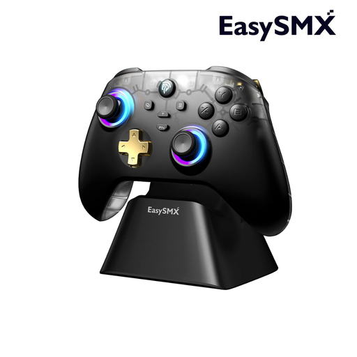 [210867] EasySMX D05 Controlador de juegos multiplataforma con base de carga 