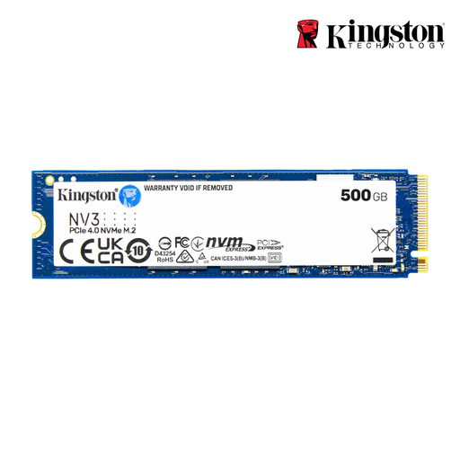 [211146] Almacenamiento SSD M.2 NVMe Kingston 500GB NV3 PCIe 4.0
