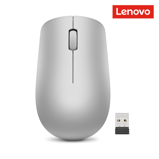 [211151] Mouse Inalambrico Lenovo 530 Ambidiestro Gris