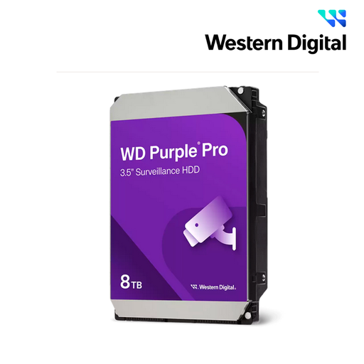 [211187] Disco Duro Western Digital WD Purple Pro 8TB SATA 6.0Gb/s, 7200rpm, 256MB Cache 3.5"