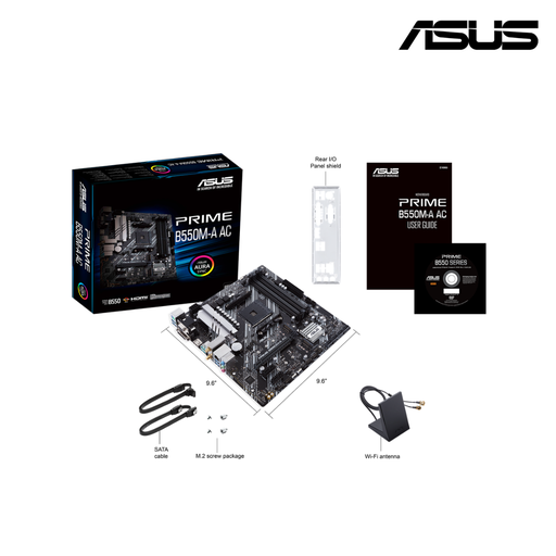 [209158] ASUS PRIME B550M-A AC Motherboard Chipset AMD B550 Socket AMD AM4 mATX