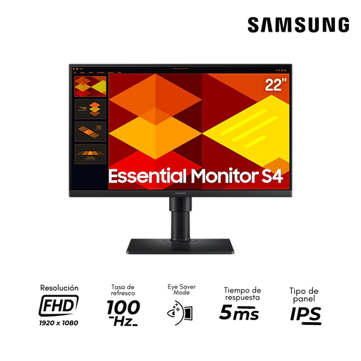[0149075901] Samsung Essential Monitor S4 D400 22" IPS FHD 100Hz